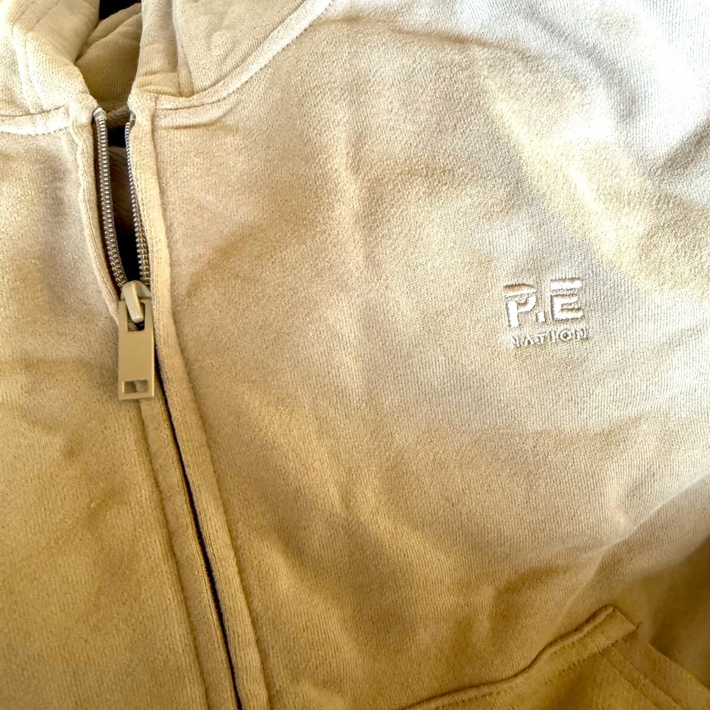 P.E Nation NWT sold out Taupe Adventure track set 2xl top xl bottoms